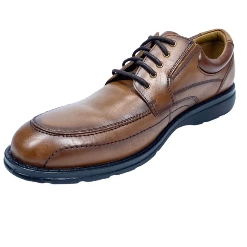 Dockers Men’s Brown Leather Oxford Shoes Size 13W Casual Comfort